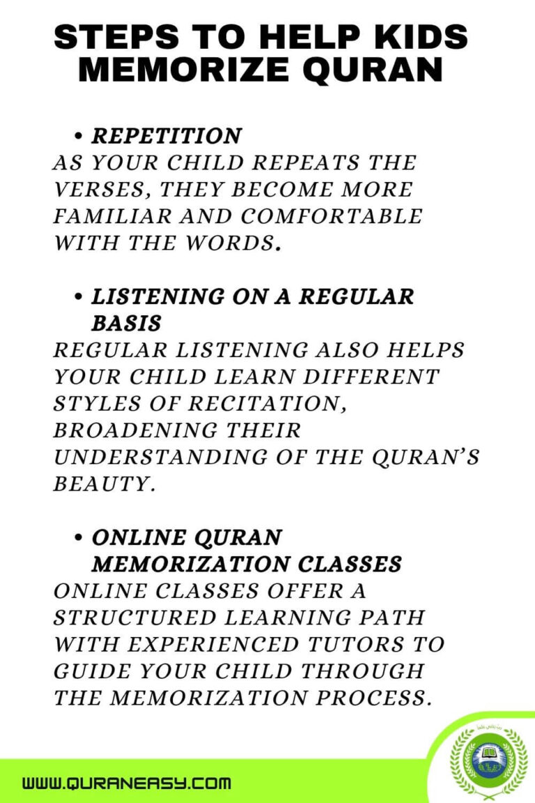 How To Memorize Quran For Kids? | Steps And Techniques